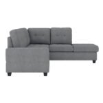 9507DGY*SC 2-Piece Reversible Sectional with Drop-Down Cup Holders - Image 3