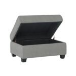 9507GRY*3OT 3-Piece Reversible Sectional with Drop-Down Cup Holders and Storage Ottoman - Image 8