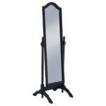 CABOT WOOD ADJUSTABLE FULL LENGTH CHEVAL MIRROR BLACK