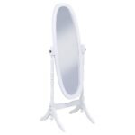 FOYET WOOD ADJUSTABLE FULL LENGTH CHEVAL MIRROR WHITE