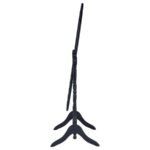 FOYET WOOD ADJUSTABLE FULL LENGTH CHEVAL MIRROR BLACK - Image 5
