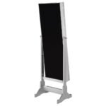 MOORE CHEVAL MIRROR WITH JEWELRY STORAGE SILVER - Image 10