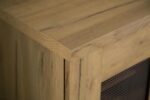 BRISTOL 6-SHELF ENGINEERED WOOD SHOE CABINET GOLDEN OAK - Image 13