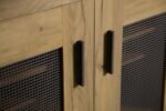 BRISTOL 6-SHELF ENGINEERED WOOD SHOE CABINET GOLDEN OAK - Image 14
