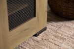 BRISTOL 6-SHELF ENGINEERED WOOD SHOE CABINET GOLDEN OAK - Image 15