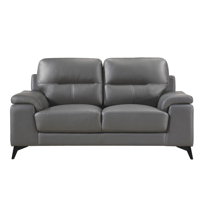 9514DGY2_noBG_front__l.jpg 9514DGY-2 Love Seat - Image 1