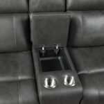 9515DGY-2 Double Reclining Love Seat with Center Console - Image 5