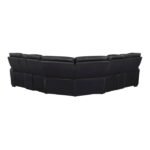 9516BLKS*32LCN2RCNPWH 3-Piece Power Reclining Sectional with Consoles, Power Headrests, Storage Arms(Top and Side), Cup holders, Charging Ports, Wireless speakers and LED lighting - Image 3
