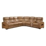 9516BRWS*33L2RCNPWH 3-Piece Power Reclining Sectional with Right Side Console, Drop-Down Cup Holders, Power Headrests, Storage Arms(Top and Side), Cup holders, Reading Lights, Charging Ports, Wireless speakers, Two Wireless Chargers, and LED lighting
