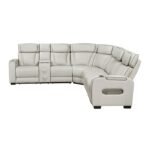 9516TPES*32LCN3RPWH 3-Piece Power Reclining Sectional with Left Side Console, Drop-Down Cup Holders, Power Headrests, Storage Arms(Top and Side), Cup holders, Reading Lights, Charging Ports, Wireless speakers, Two Wireless Chargers, and LED lighting - Image 3