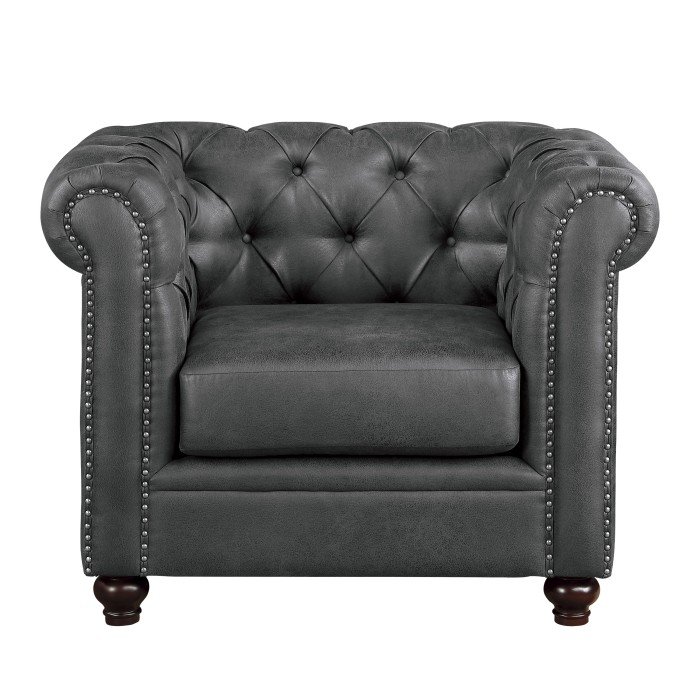 9517GRY1_noBG_front__l.jpg 9517GRY-1 Chair - Image 1
