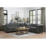 9517GRY-2 Love Seat - Image 4