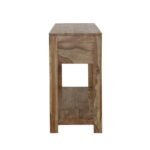 ESTHER 3-DRAWER WOOD CONSOLE TABLE NATURAL SHEESHAM - Image 7