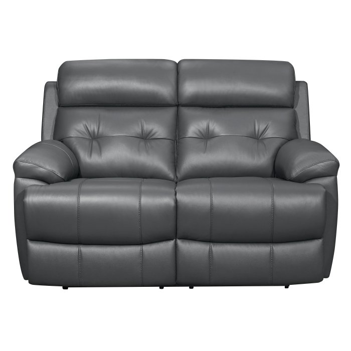9529DGY-2_noBG___l.jpg 9529DGY-2 Double Reclining Love Seat - Image 1