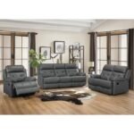 9529DGY-2 Double Reclining Love Seat - Image 5