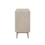 IXORA 2-DOOR WOOD ACCENT CABINET WHITE WASHED AND BLACK - Image 6