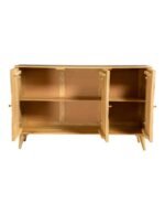 ALYSSUM 3-DOOR MANGO WOOD ACCENT CABINET NATURAL - Image 4