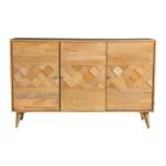 ALYSSUM 3-DOOR MANGO WOOD ACCENT CABINET NATURAL