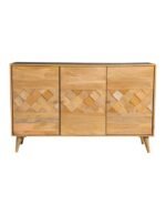 ALYSSUM 3-DOOR MANGO WOOD ACCENT CABINET NATURAL
