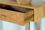 DRACO 2-DRAWER CONSOLE TABLE HAND CARVED DETAILS NATURAL - Image 9