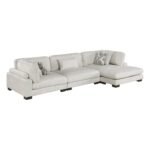 9555BEG*3CRACVC 3-Piece Modular Sectional with Chaise