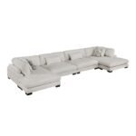9555BEG*42AC2VC 4-Piece Modular Sectional with Chaise