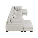 9555BEG*42AC2VC 4-Piece Modular Sectional with Chaise - Image 3