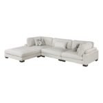 9555BEG*42CRACOT 4-Piece Modular Sectional with Ottoman - Image 2