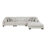 9555BEG*42CRACOT 4-Piece Modular Sectional with Ottoman - Image 3