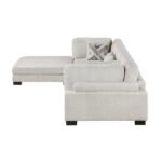 9555BEG*42CRACOT 4-Piece Modular Sectional with Ottoman - Image 8
