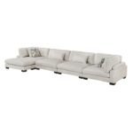 9555BEG*4CR2ACVC 4-Piece Modular Sectional with Chaise - Image 2