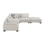 9555BEG*52CR2ACOT 5-Piece Modular Sectional with Ottoman - Image 3