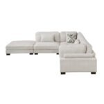 9555BEG*52CR2ACOT 5-Piece Modular Sectional with Ottoman - Image 4