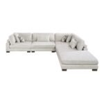 9555BEG*52CR2ACOT 5-Piece Modular Sectional with Ottoman - Image 5