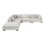 9555BEG*52CR2ACOT 5-Piece Modular Sectional with Ottoman - Image 6