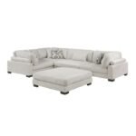 9555BEG*53CRACOT 5-Piece Modular Sectional with Ottoman - Image 2