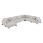 9555BEG*62CR3ACVC 6-Piece Modular Sectional with Chaise - Image 2