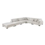 9555BEG*62CR3ACOT 6-Piece Modular Sectional with Ottoman - Image 2