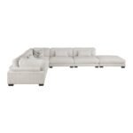 9555BEG*62CR3ACOT 6-Piece Modular Sectional with Ottoman - Image 3