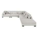 9555BEG*62CR3ACOT 6-Piece Modular Sectional with Ottoman - Image 5