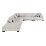 9555BEG*62CR3ACOT 6-Piece Modular Sectional with Ottoman - Image 6