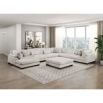 9555BEG-4 Ottoman - Image 5