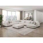 9555BEG-4 Ottoman - Image 4