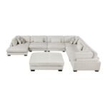 9555BEG*72CR3ACVCOT 7-Piece Modular Sectional with Ottoman - Image 4