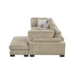 9555BRW*3CRACVC 3-Piece Modular Sectional with Chaise - Image 4