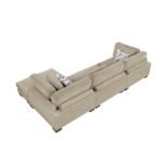 9555BRW*3CRACVC 3-Piece Modular Sectional with Chaise - Image 5