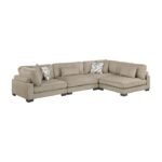 9555BRW*42CR2AC 4-Piece Modular Sectional