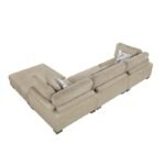 9555BRW*42CRACOT 4-Piece Modular Sectional with Ottoman - Image 5