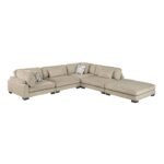 9555BRW*52CR2ACOT 5-Piece Modular Sectional with Ottoman
