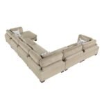 9555BRW*62CR3ACVC 6-Piece Modular Sectional with Chaise - Image 4